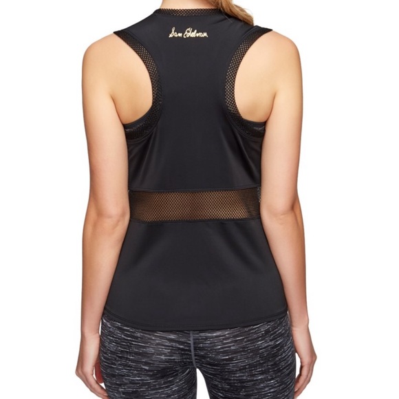 Sam Edelman athletic top tank mesh sleeveless cami - Picture 2 of 5